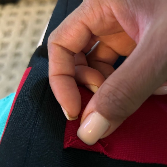 Venus Multi Colored Bandage Dress-Sz. Medium-Worn Only Once-Please See All Pics - Picture 3 of 5